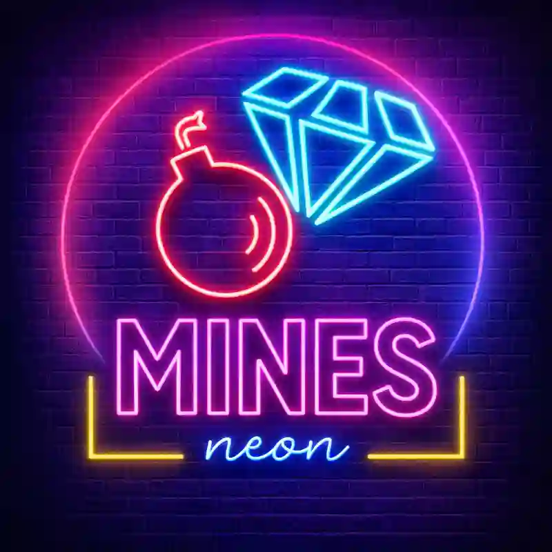 Mines Neon crash game